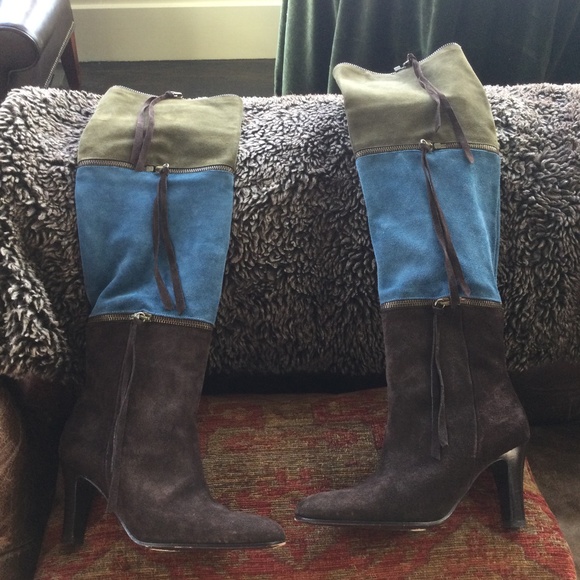 BCBG Suede Boots - Picture 1 of 8